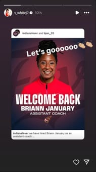 "Let's gooo" - via Stephanie White's Instagram stories