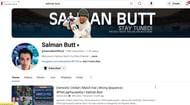 Screenshot of Salman Butt's YouTube page - Source: Samlan Butt/YT