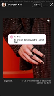 Celebrity stylist Brittany Hampton highlights Paige Bueckers' nails