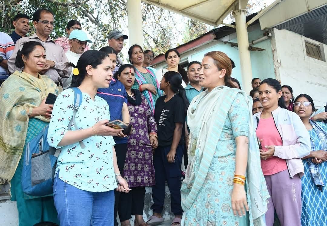 Uttarakhand Sports Minister Rekha Arya inspects selection camp
