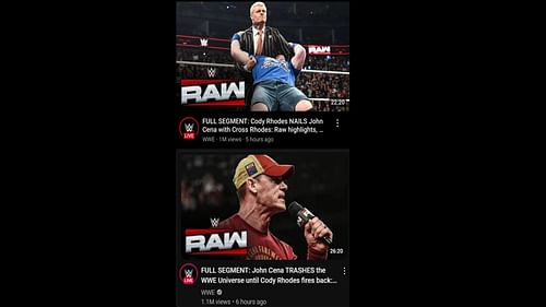 A comparison of Cena's two opening segments (via Reddit)