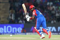 Axar Patel hilariously reacts to KL Rahul's broken bat during IPL 2025 training session, calls it 'Mongoose bat' [Watch]