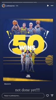 Jade Jones shared this on her Instagram stories. (Photo: @jadeeejones on IG)