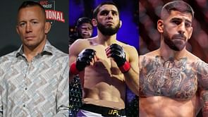 Georges St-Pierre can't hide excitement over Islam Makhachev vs. Ilia Topuria dream matchup