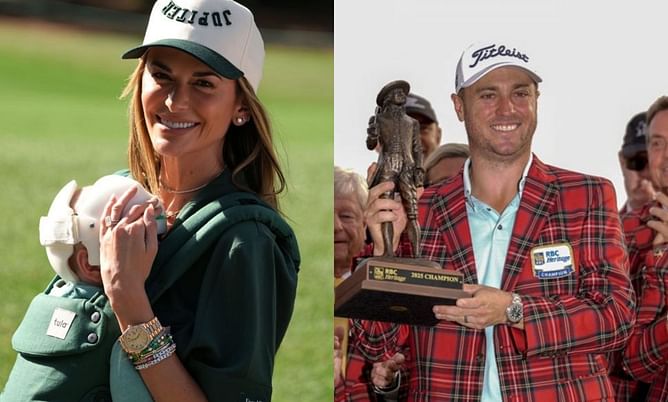 Jena Sims sends a 3-word message to Justin Thomas & his family after 2025 RBC Heritage win