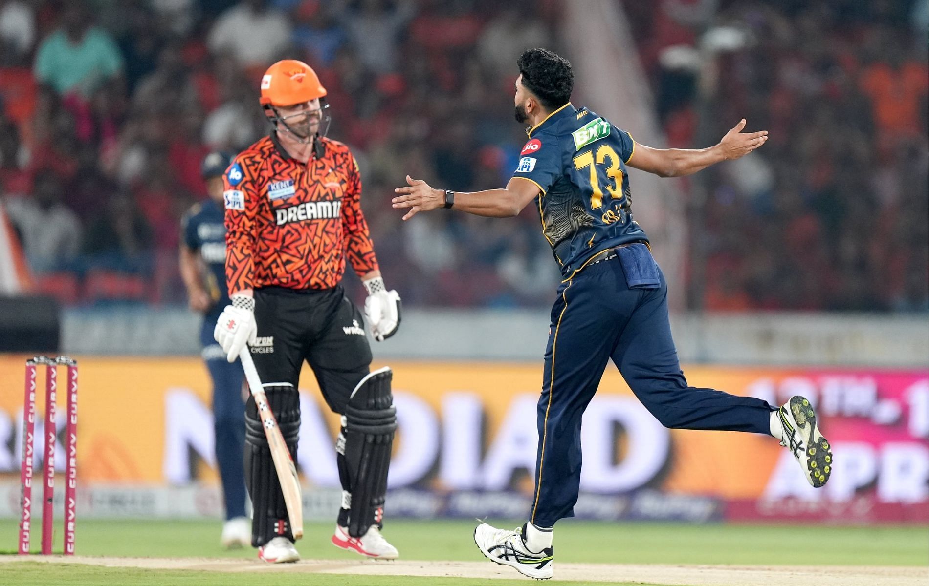 GT beat SRH by 7 wickets. (Pic X/@IPL).