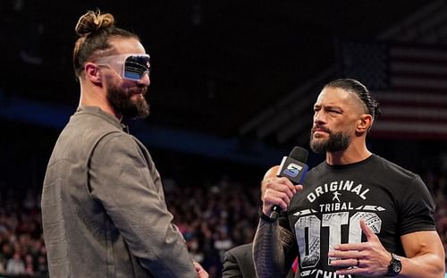 Will Seth Rollins and Roman Reigns team up against CM Punk at WrestleMania? (Image Credit: WWE.com).