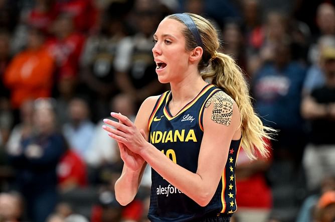 "This is her jam!": Lexie Hull’s mom proudly reacts as Fever star inspires next gen “mathletes” in heartfelt school visit