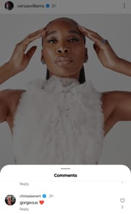 Venus Williams' Instagram (https://www.instagram.com/p/DH4dnwEPG1R/?hl=en&img_index=3)