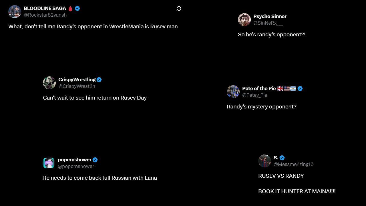 Fans are excited to see Rusev again on WWE TV (via X)