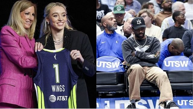 Paige Bueckers and Kyrie Irving