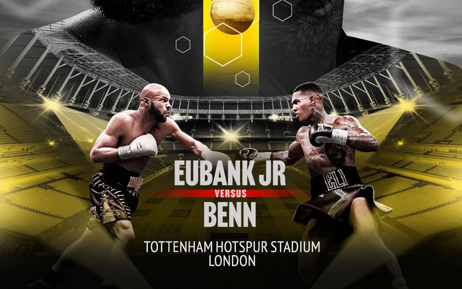 Eubank Jr. (left) faces Conor Ben (right) on April 26 [Image courtesy: @ringmagazine on Instagram]