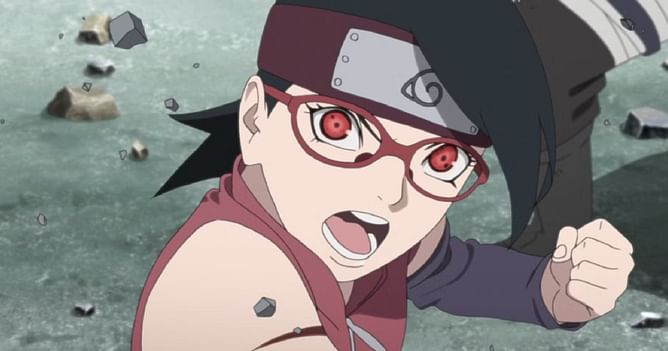 Hidden detail in Sarada's latest Mangekyo Sharingan scene teases where her character is headed in Boruto