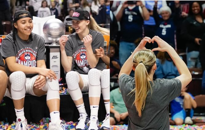 Paige Bueckers drops 3-word reaction to UConn’s NCAA championship parade