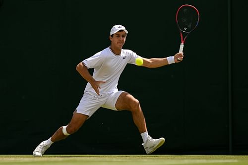 Kaylan Bigun of the UCLA Bruins at Wimbledon 2024. (Photo: Getty)