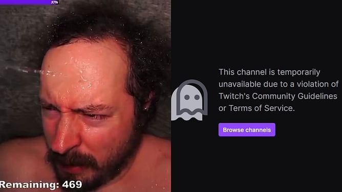 Twitch bans IZIDORE for reportedly soliciting money for "self-destructive behavior" after he went viral for letting viewers "torture" him