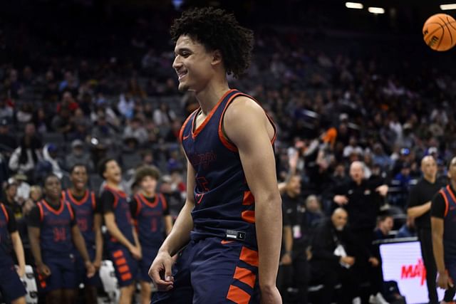 Roosevelt Mustangs defeated Archbishop Riordan Crusaders 80-60 to win a boys CIF State Open Division championship basketball game. - Source: Getty