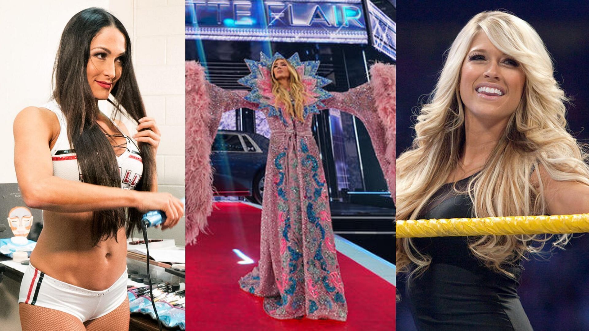 Nikki Bella, Charlotte Flair, and Kelly Kelly (Image Credits: WWE.com)
