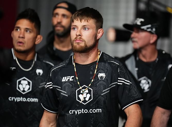 Question about recent controversial comments earns sharp retort from Bryce Mitchell: "No man controls me"
