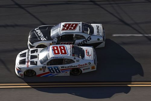 Matt DiBenedetto (#99) alongside Connor Zilisch (#88) at Talladega Superspeedway - Source: Getty