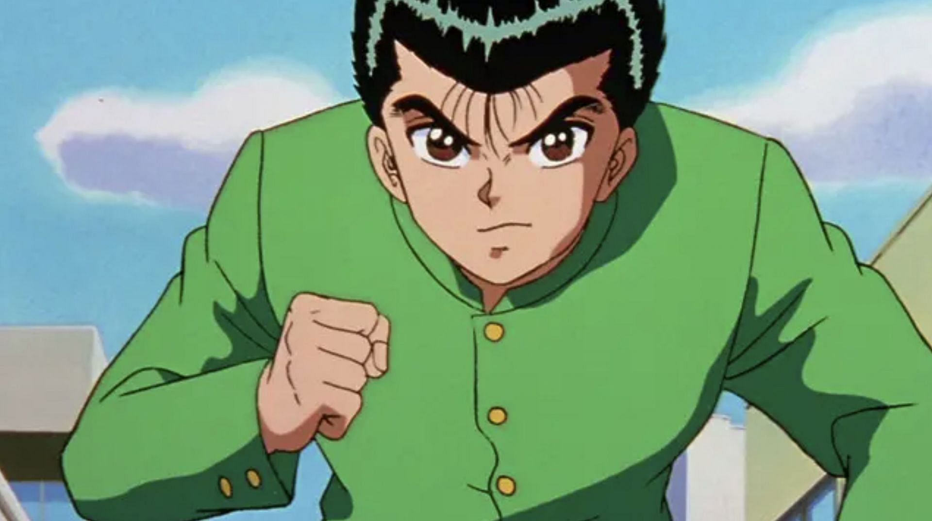 Yusuke Urameshi as seen in anime (Image via Pierrot)