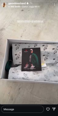 Eugenie Bouchard IG Story | Source: Eugenie Bouchard Instagram/@geniebouchard