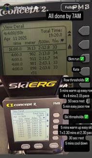 Charley Hull's workout routine (via Instagram/@charley.hull)