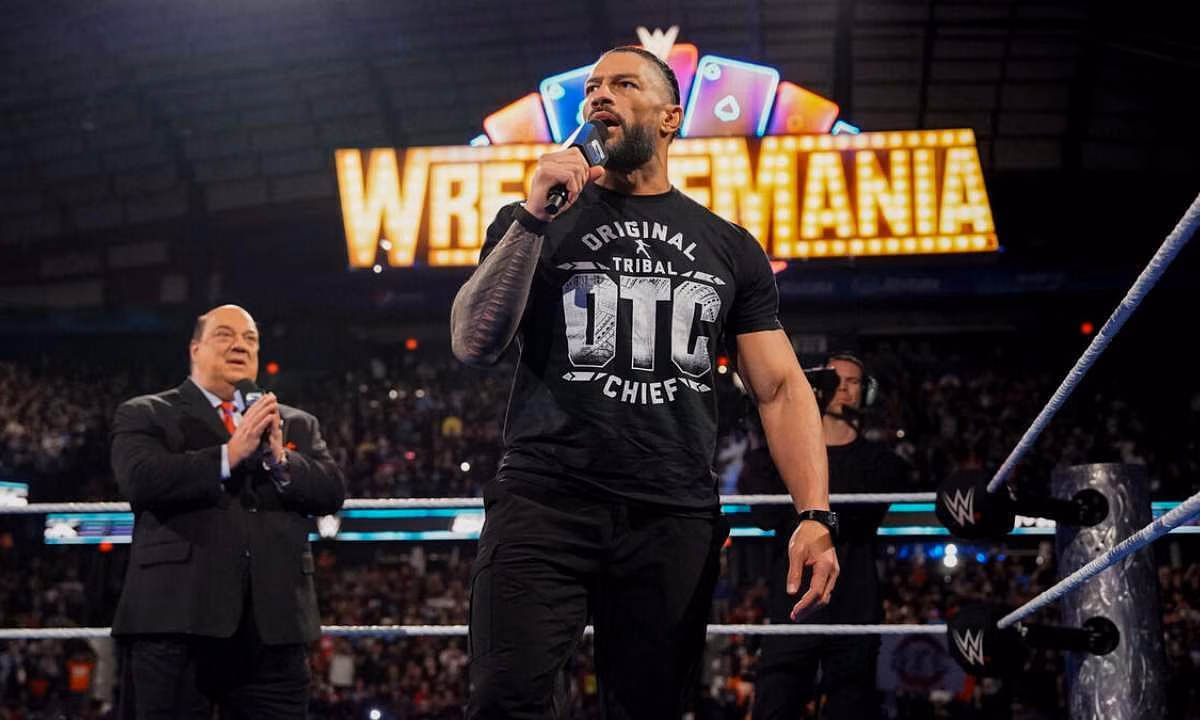 WWE superstar Roman Reigns and Paul Heyman at SmackDown this week. Photo credit: WWE.com