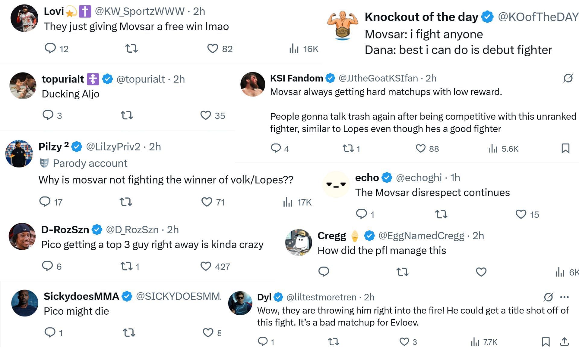 Fan reactions [Image courtesy: @SpinninBackfist on X]