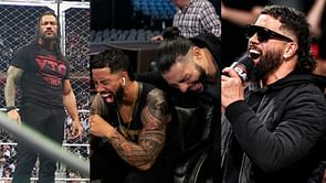 [WATCH] Roman Reigns and Jey Uso share wholesome moment after arriving for WrestleMania 41; the real-life Bloodline members seen together