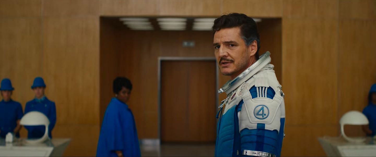 Pascal as Reed Richards (Image via YouTube/Marvel Entertainment)