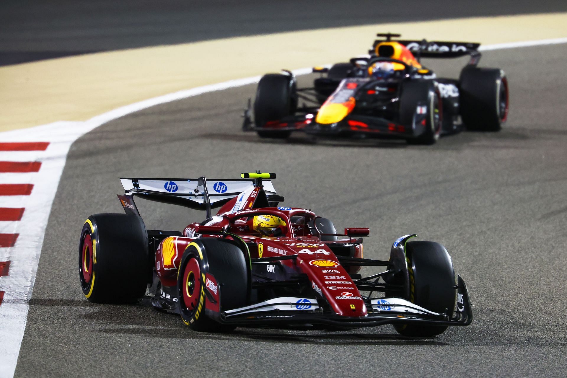 Lewis Hamilton at F1 Grand Prix of Bahrain - Source: Getty