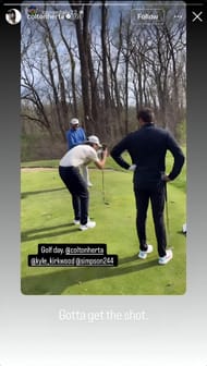 Colton Herta's Instagram Story | Image via (@coltonherta)