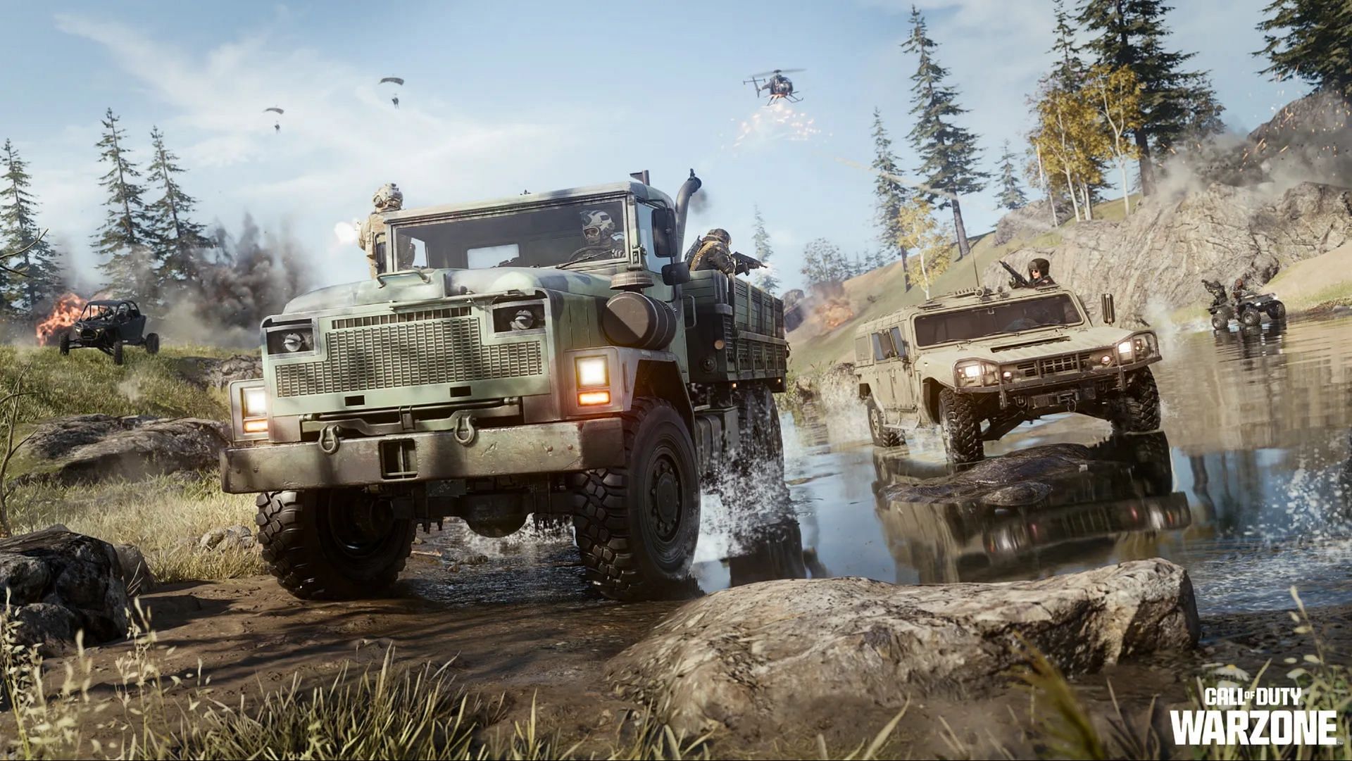 GTA-style gameplay in Warzone Verdansk (Image via Activision)