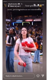 Aliyah Boston, Caitlin Clark and the Indiana Fever hype up their upcoming WNBA season (Source: @aliyah.boston/Instagram)