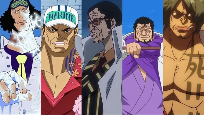 Who are the 3 Admirals in One Piece? Pre- and post-timeskip Marine Admirals, explained