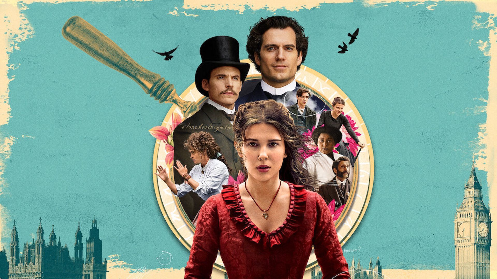 Cover for Enola Holmes. Image via Netflix