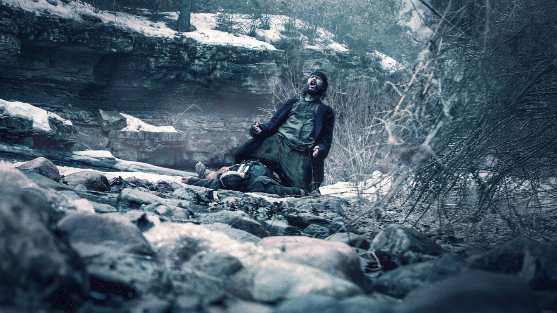 A still from the miniseries American Primeval (Image via Netflix)