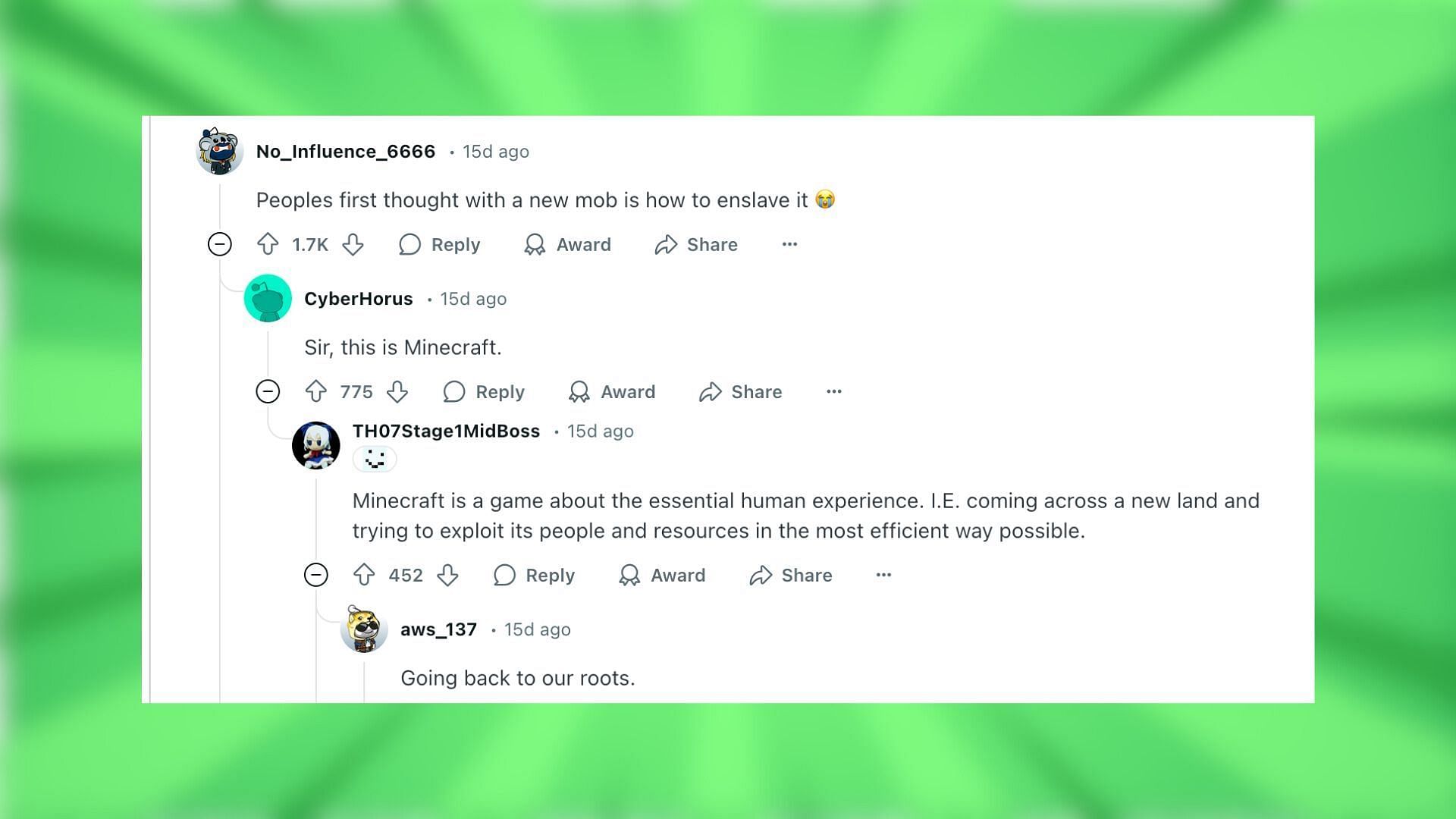 Redditors react to the happy ghast train (Image via Mojang Studios)