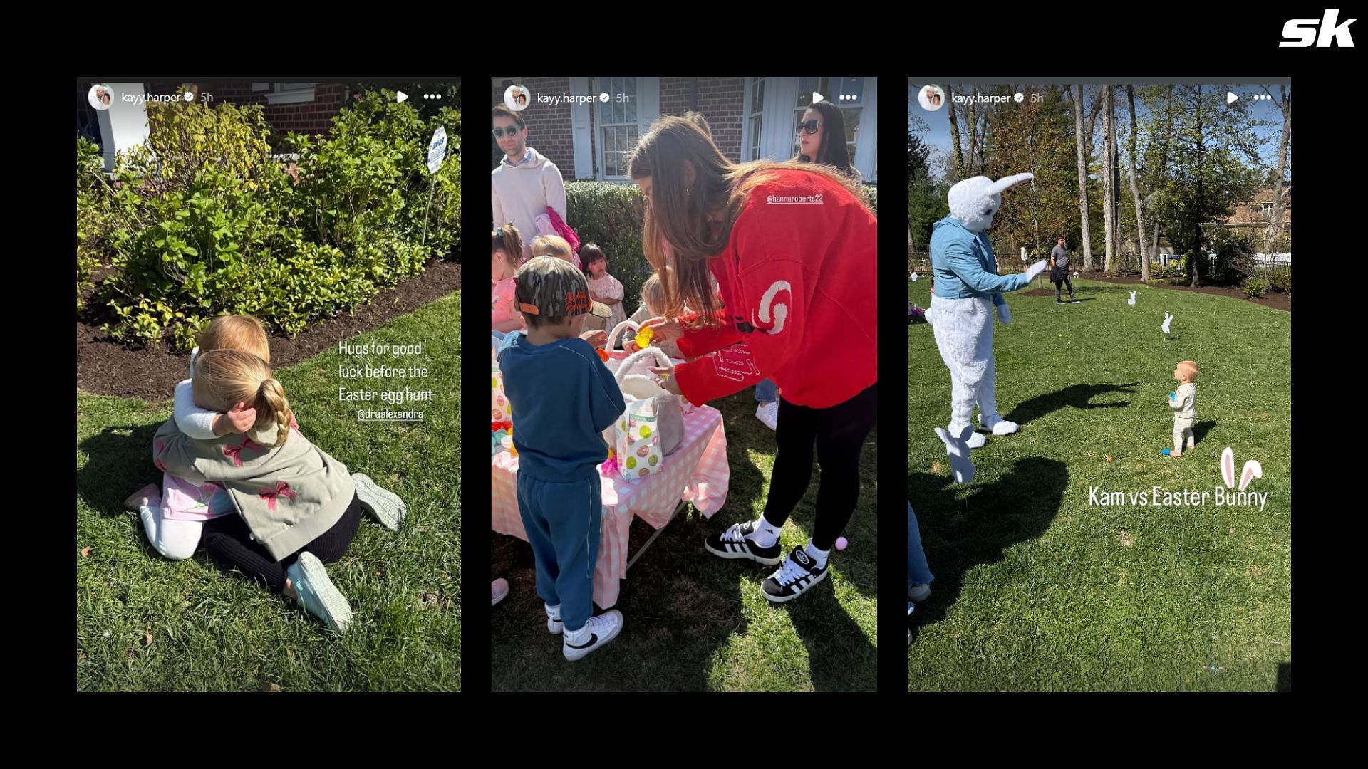 Screenshot from the story on Instagram