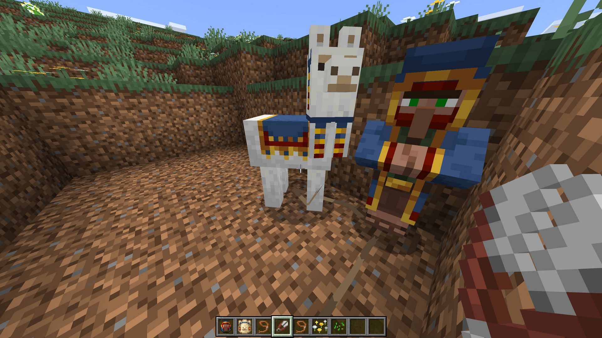 Leash can now be sheared from any entity. (Image via Sportskeeda Gaming || Mojang Studios)