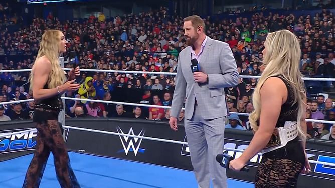 Aftermath of Charlotte Flair and Tiffany Stratton going personal with each other on WWE SmackDown