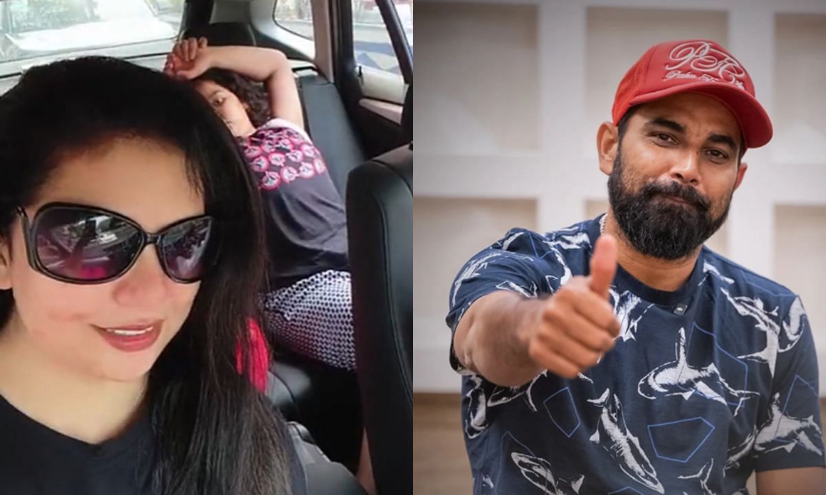 हसीन जहां ने मोहम्मद शमी पर कसा तंज (photo credit: instagram/hasinjahanofficial,,mdshami.11)