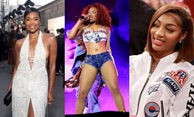 Angel Reese and Gabrielle Union gush over Megan Thee Stallion turning heads in G-string at Coachella