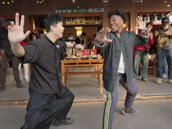 Who is Zhenwei Wang? IShowSpeed goes viral after meeting Karate Kid star in Chongqing, China