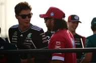 George Russell with Lewis Hamilton at the F1 Grand Prix of Bahrain - Source: Getty