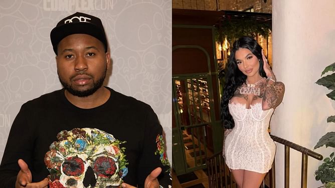 "Money can buy anything" — Internet reacts to Celina Powell giving DJ Akademiks a foot massage