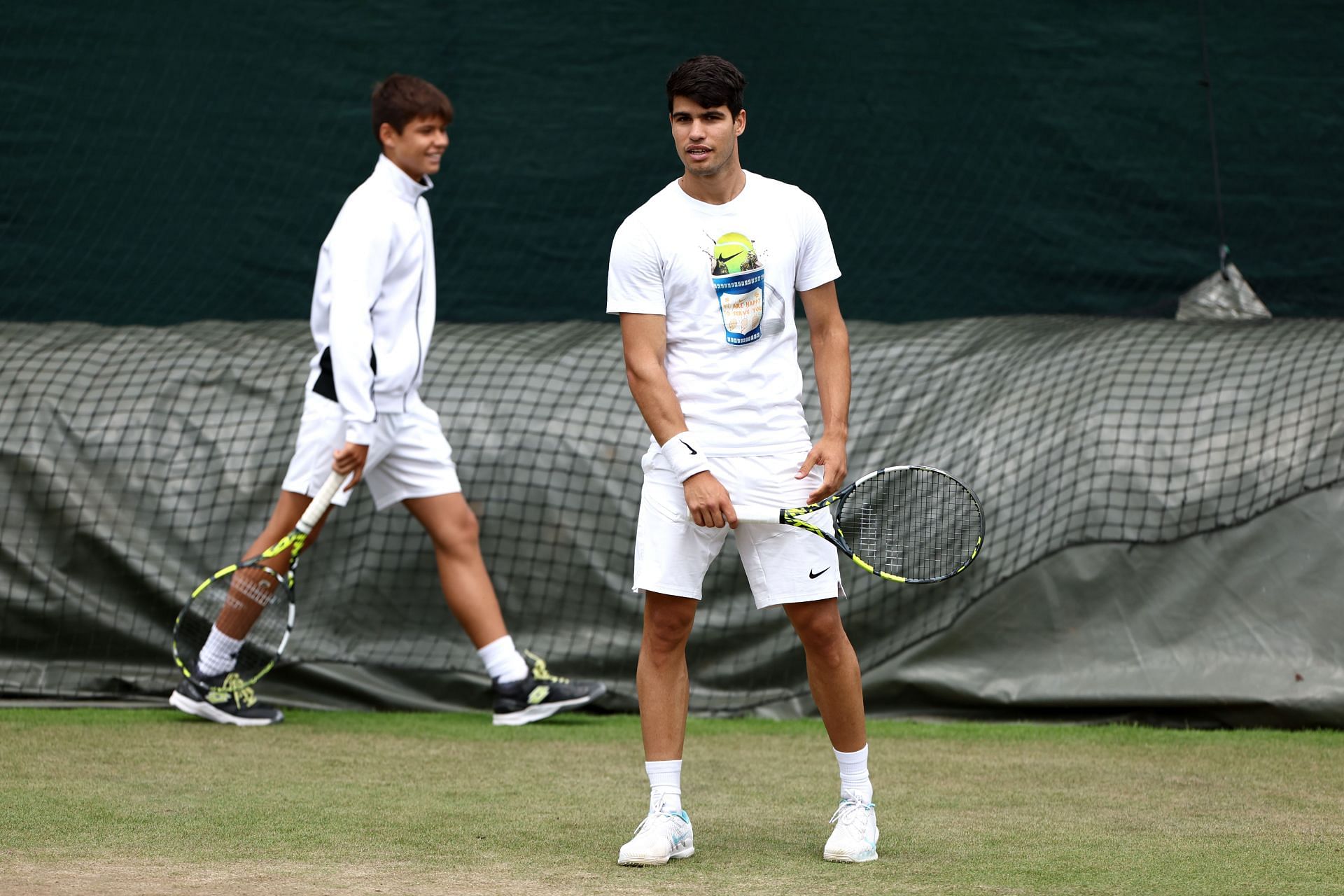 In Picture: Carlos Alcaraz with his younger brother Jaime - Source: Getty