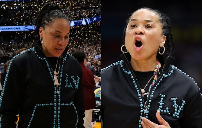 How much did $12M worth Dawn Staley's Louis Vuitton outfit cost? Take a look at South Carolina HC's ensemble from championship game