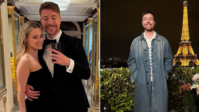 "Had to be hacked": Internet reacts to MrBeast and his fiancée reposting the N-word on X